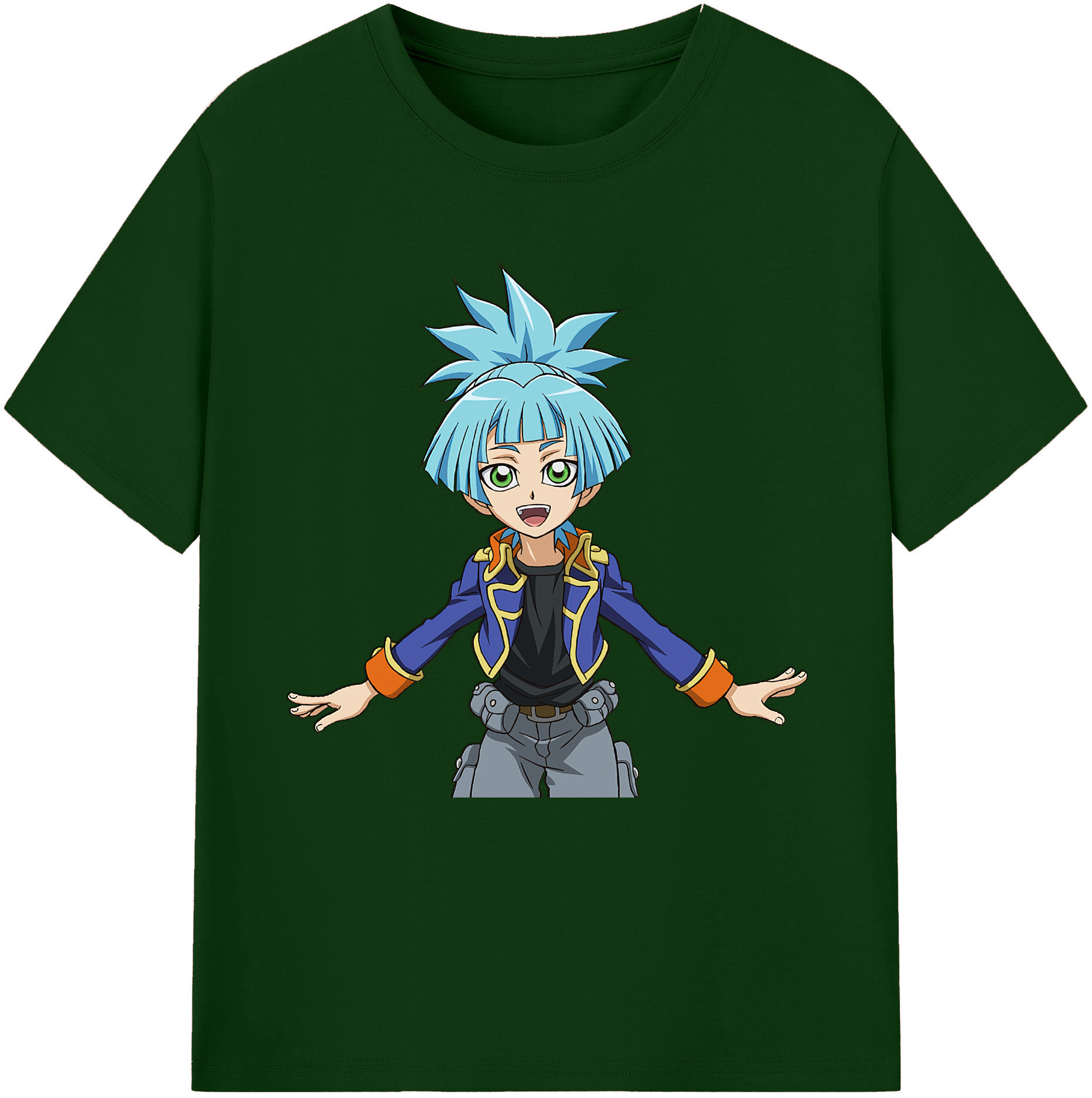 （画像用） 遊☆戯☆王 Yu-Gi-Oh! 綿100％半袖Tシャツ（フロントプリント）
